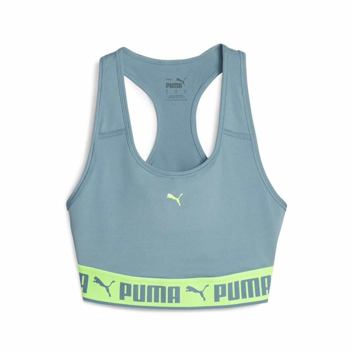 Sports Bra Puma Mid Impact Puma Stro Blue-2