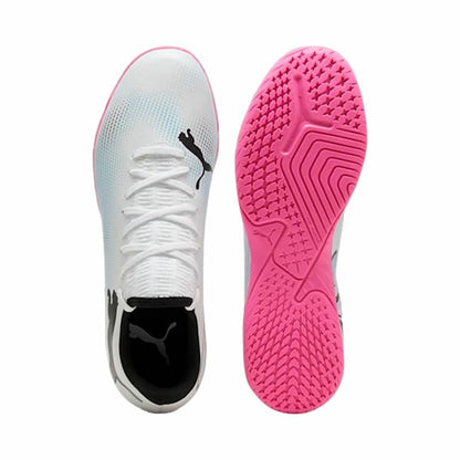 Puma Future 7 Play White - Heren Zaalvoetbalschoenen