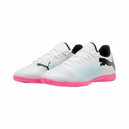 Puma Future 7 Play White - Heren Zaalvoetbalschoenen