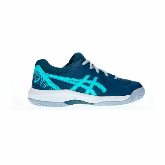 Children's Padel Trainers Asics Gel-Dedicate 8 Infantil Blue-0