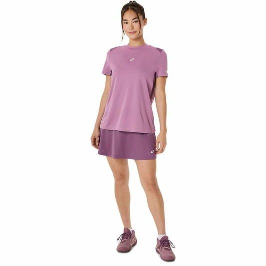 Men’s Short Sleeve T-Shirt Asics Padel Court Ss Top Purple Violet