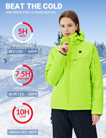ANTARCTICA GEAR Heated Jacket - Verwarmbare Ski-jas voor dames en heren