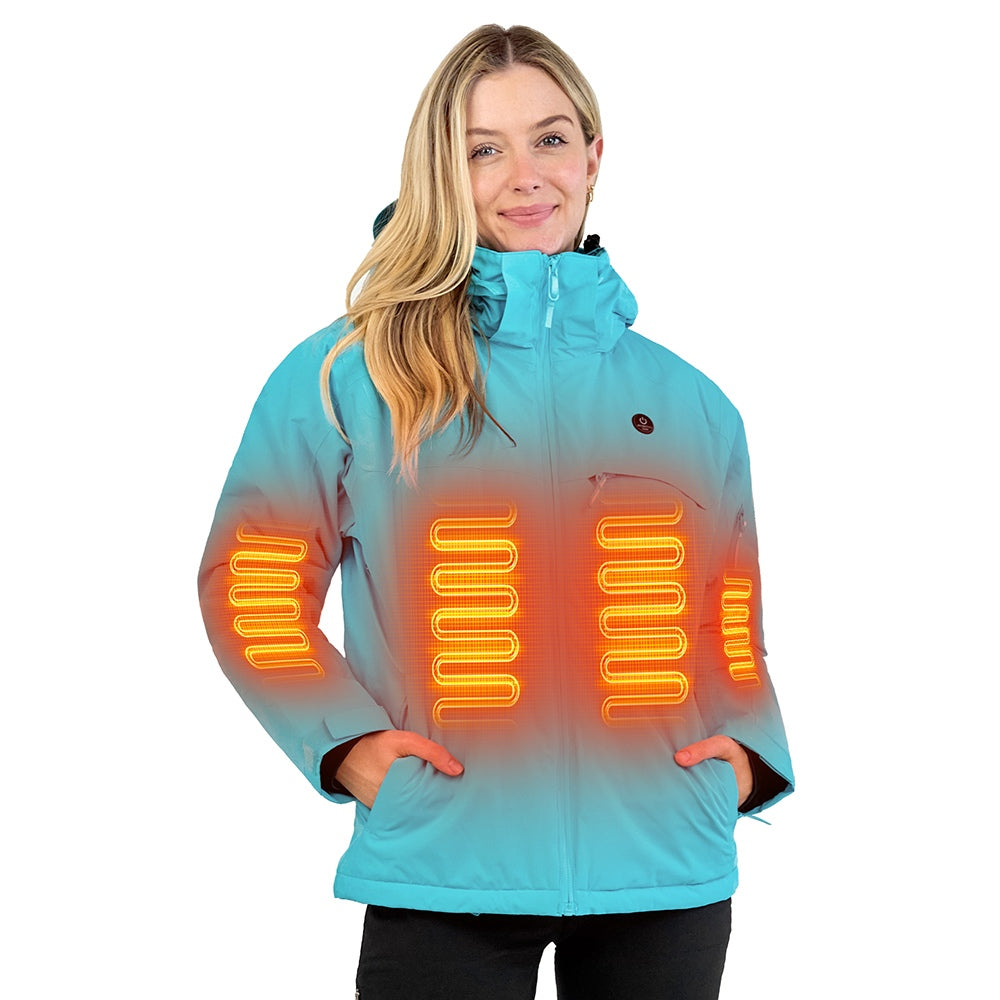 ANTARCTICA GEAR Heated Jacket - Verwarmbare Ski-jas voor dames en heren
