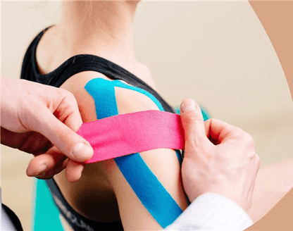 4 stuks roze kinesiologietapes