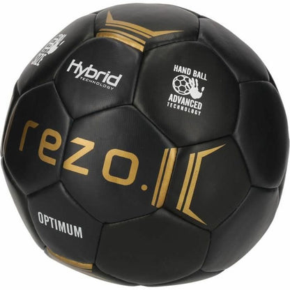 Ball for Handball Optimum Black Golden (Size 2)