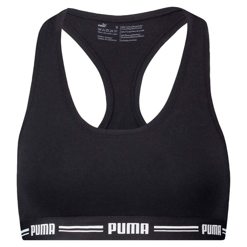 Puma sports Beha/BH with Y-style back - black - S