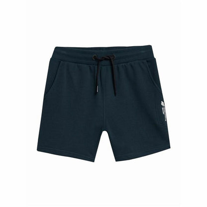 Korte Sportbroek voor jongens 4F M049  Dark blue (6 t/m 15 jaar)