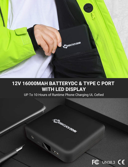 ANTARCTICA GEAR Heated Jacket - Verwarmbare Ski-jas voor dames en heren