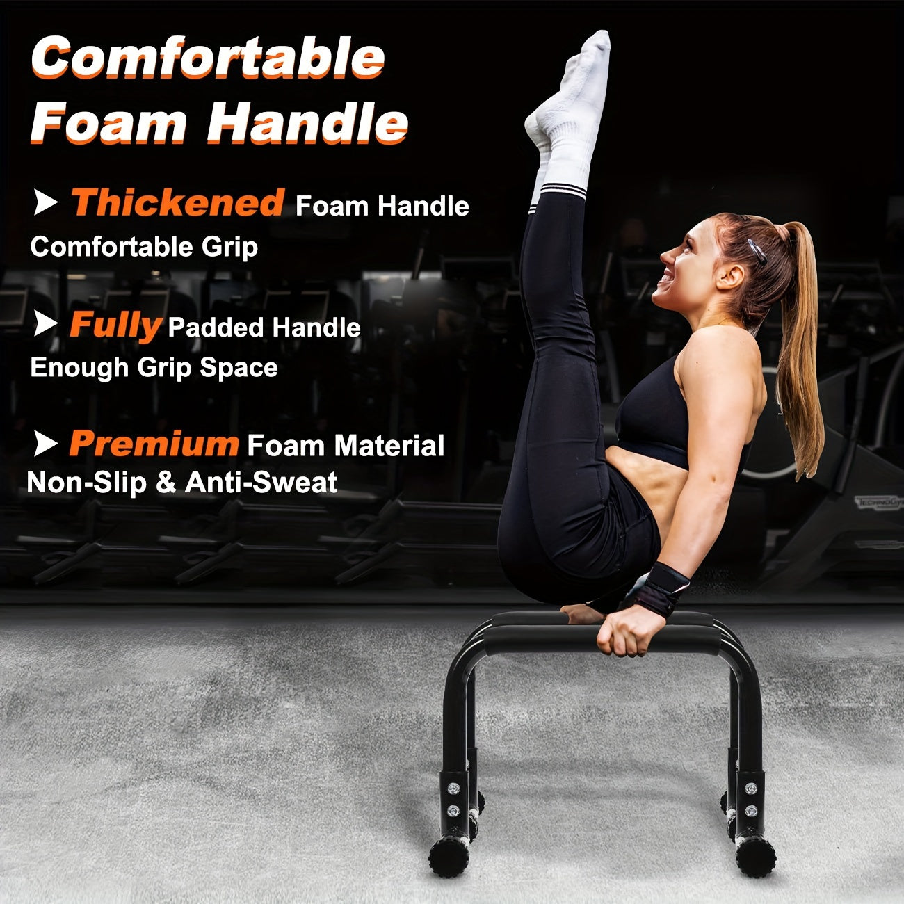 Push Up Bars Parallel Bars for Strength-4