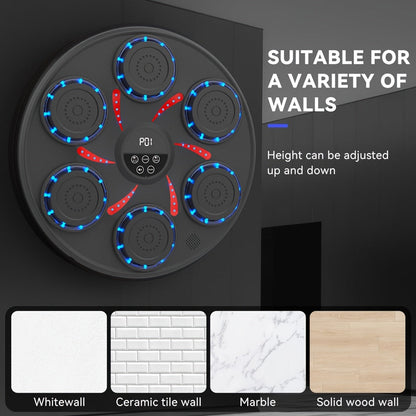 Smart Wireless Wall Boxing Machine with Gloves-1