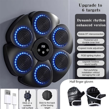 Intelligent Music Boxing Machine with Gloves-4