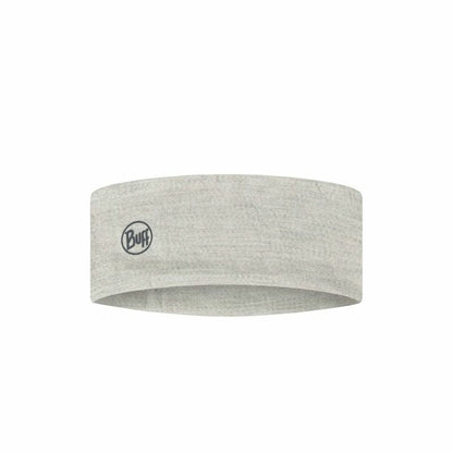 Buff Haarband/zweetband Solid Cloud Grey