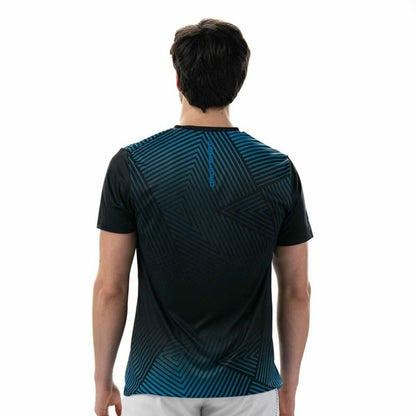 Men’s Short Sleeve T-Shirt Drop Shot Abian Campa Black Padel