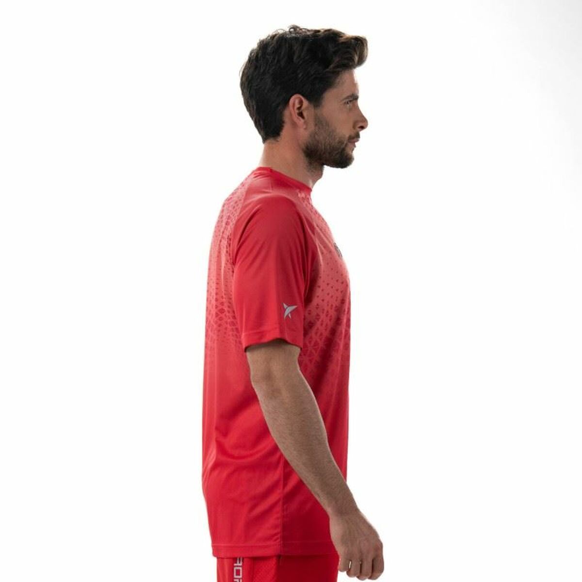 Men’s Short Sleeve T-Shirt Drop Shot Benara Orange Padel