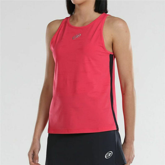 Crimson Red Short-sleeve Sport T-shirt Bullpadel Unase (XS en M)
