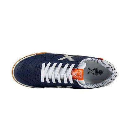 Adult's Indoor Football Shoes Munich G-3 432 Navy Blue