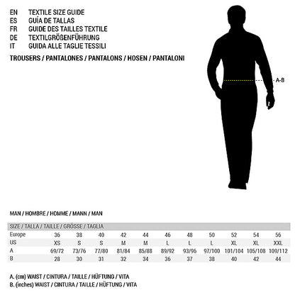 Adult Trousers 4F Elastic Black Men
