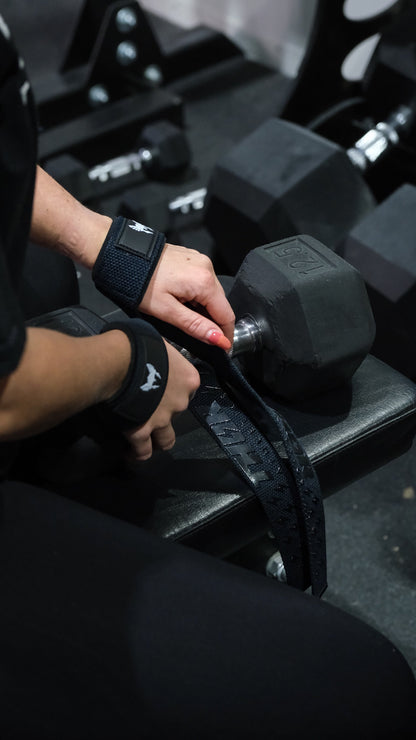 Lifting Straps + Wrist Wraps - Viking Blue - Inclusief E-Book-4