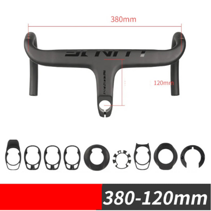 Road Bike Full Carbon Fiber Stem & Integrated Handlebar-1