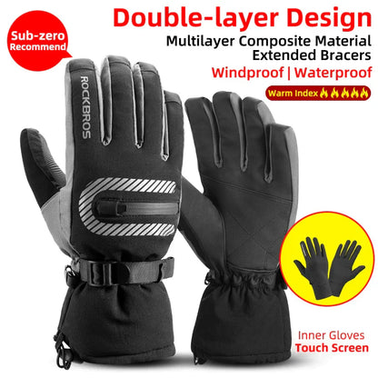 Thermal Warm Ski Gloves-1