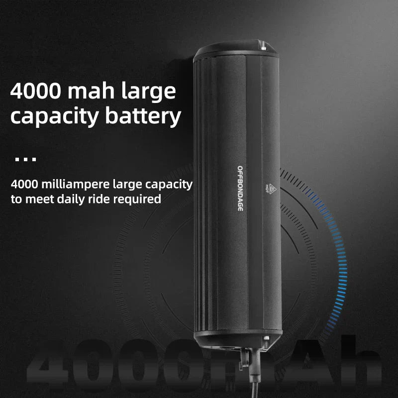 Bicycle Light Front 2600 Lumen USB Rechargeable Waterproof-3