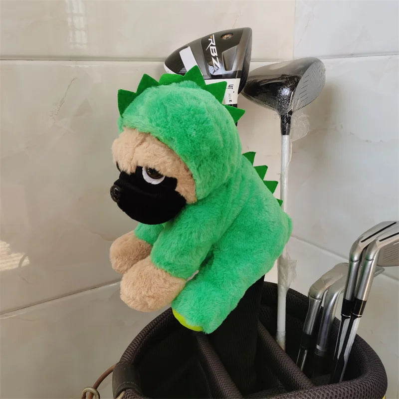 Pug Dog Animal Golf Wood Headcover