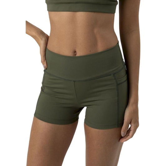 Short Sports Leggings Ditchil Florest Olive-0