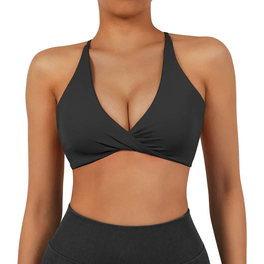 Seamless Anti-Sweat Sports Bra-0