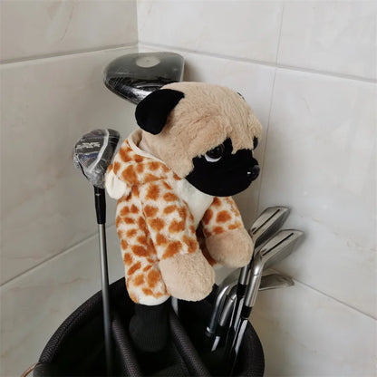 Pug Dog Animal Golf Wood Headcover