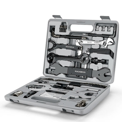 NNEOBA 44-in-1 Bicycle Repair Tool Kit Maintenance Set Grey