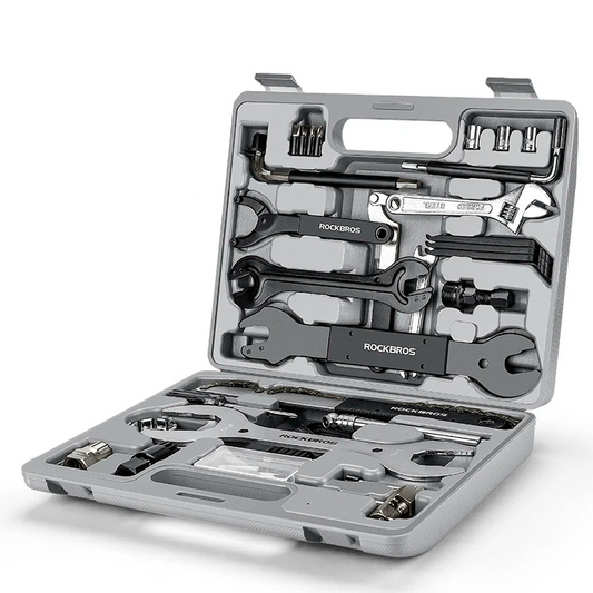 NNEOBA 44-in-1 Bicycle Repair Tool Kit Maintenance Set Grey