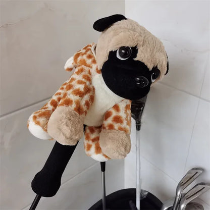 Pug Dog Animal Golf Wood Headcover