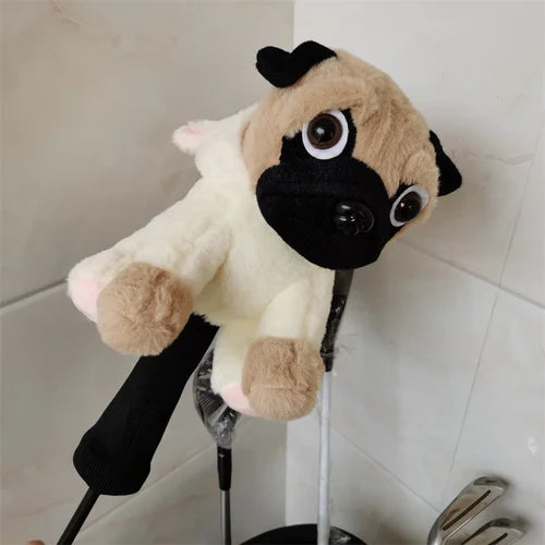 Pug Dog Animal Golf Wood Headcover
