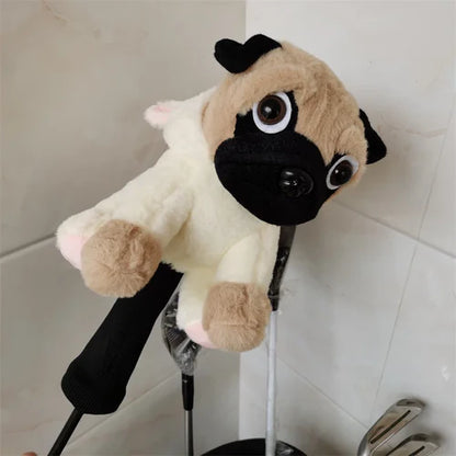 Pug Dog Animal Golf Wood Headcover