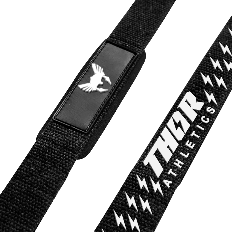 Lifting Straps | Extra Grip | Zwart | Thor Athletics-3