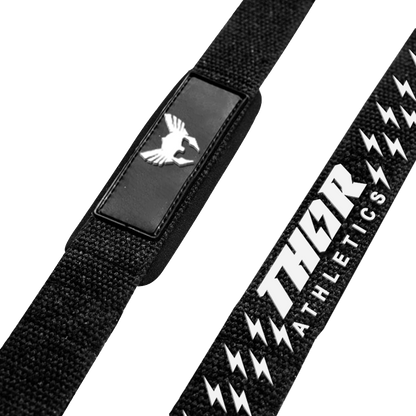 Lifting Straps | Extra Grip | Zwart | Thor Athletics-3