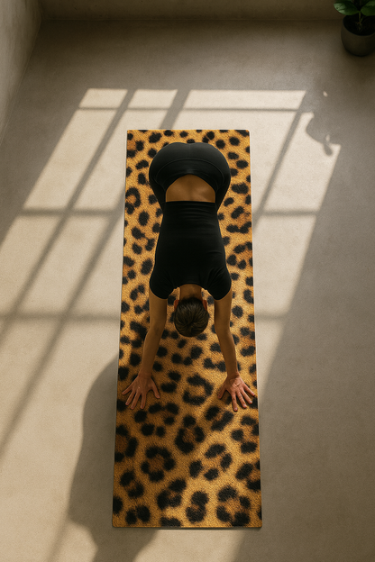 Leopard Pattern Yoga Mat – Eco-Friendly + Grip-Enhanced Flow | Yune