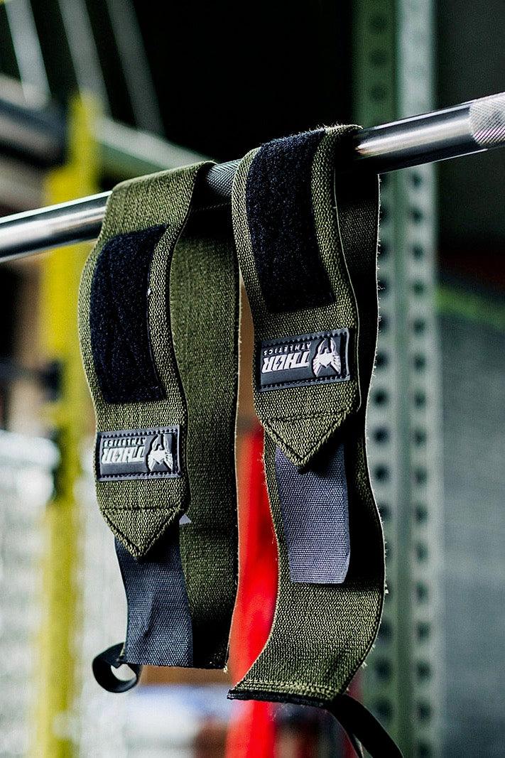 Army Green Wrist Wraps | 60cm | Thor Athletics-2