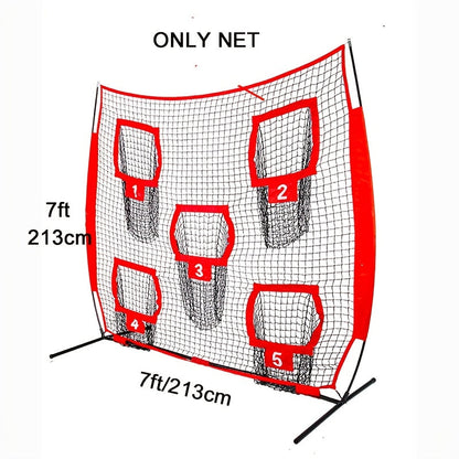 Football Outdoor Target Throwing Net with 5 Pockets-2