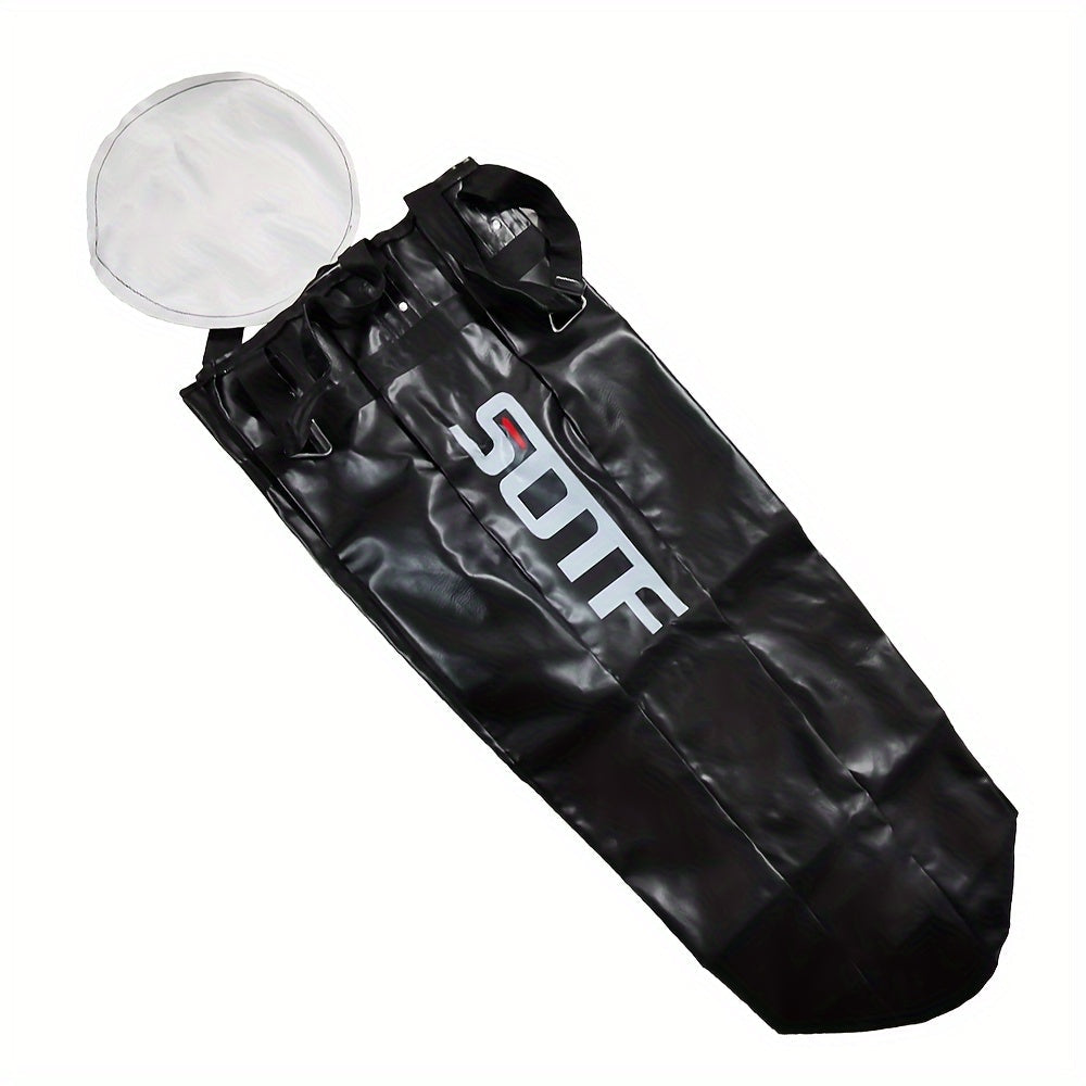 Muay Thai Hanging Sandbag Faux Leather-3