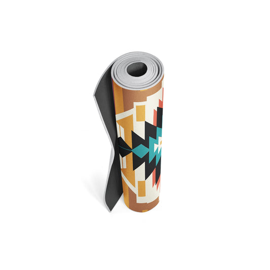 Coyote Falls Yoga Mat – 6 mm Extra Thick, Double-Sided Non-Slip, Eco-Friendly PER with UV-Printed Canyon Design | Yune Yoga