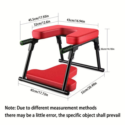PU Easy-Fold Yoga Inversion Bench Home Fitness-2