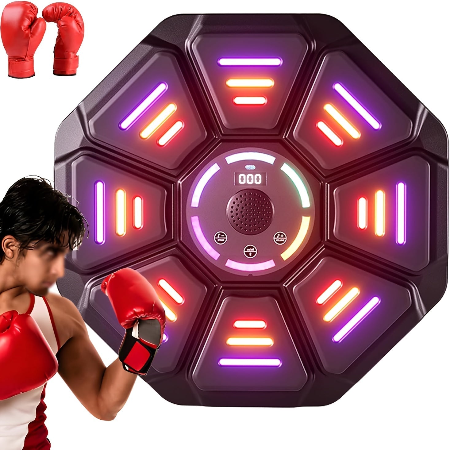 Boxing Target with LED & Gloves-4