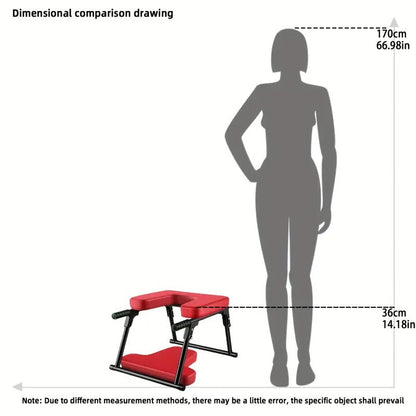 PU Easy-Fold Yoga Inversion Bench Home Fitness-3