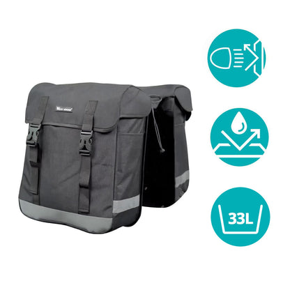 Geanta pentru bicicleta cu doua fete-3