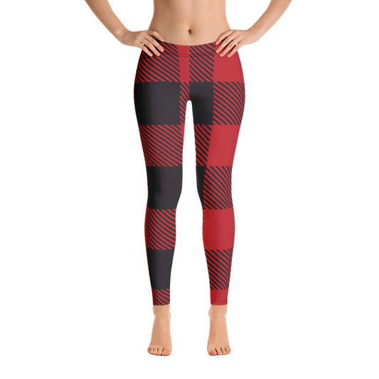 Buffalo Plaid Leggings-0