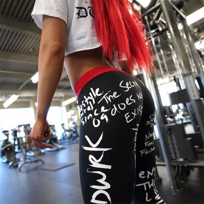 Women Slim Fitness High Waist Elastic Workout Leggings for Gym Sport Running Europe Size