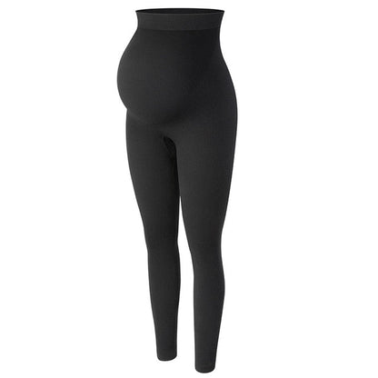 Zwangerschapslegging lang of kort -- High Waist Belly Support Legging (S-M-L)