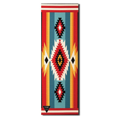 Spring Moon Yoga Mat – 6 mm Extra Thick, Double-Sided Non-Slip, Eco-Friendly PER with Multi-Color Moonlit Design | Yune Yoga