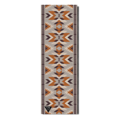 Teton Canyon Yoga Mat – 6 mm Extra Thick, Double-Sided Non-Slip, Eco-Friendly PER with Multi-Color Canyon Stripe Design | Yune Yoga